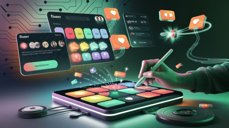 mobile app UI fiverr